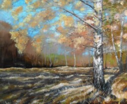 V říjnových barvách  50x60